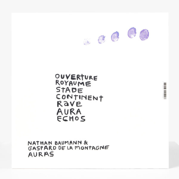 GASPARD DE LA MONTAGNE / NATHAN BAUMANN - Auras - LP - Image 4