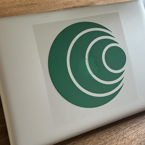 COILGUNS - Green Logo - LAPTOP STICKER