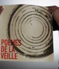 STÉPHANE BLOK - "Poèmes de la veille" - SCREEN PRINTED POSTER + LYRICS